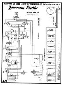 Emerson Radio Model 599 Schematic