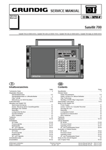 GRUNDIG Satellit 700 Service Manual