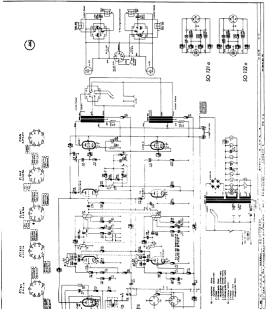 Gruding SO 121a-132a Schematics