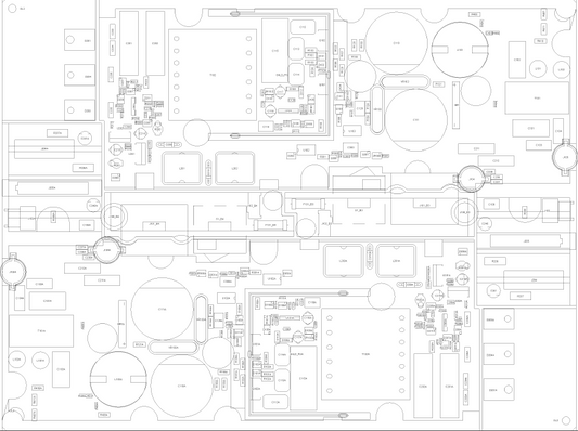 BOSE PCB 266459 Component Location Schematic