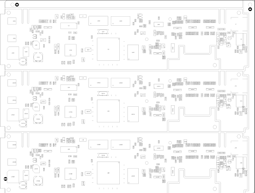 BOSE PCB 267086 Component Location Schematics