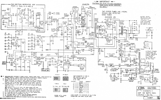 FENDER 160 PS Schematic