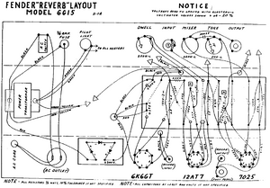 FENDER Reverb 6G15 Layout