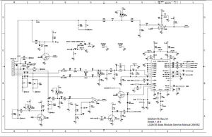 BOSE SD254175 Sheet1 Bass Module Schematic