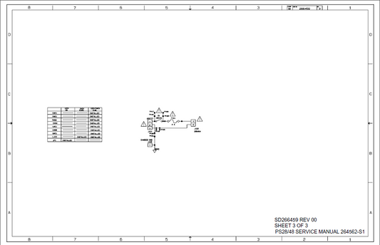 BOSE SD266459 Sheet3 Bass Module Schematic