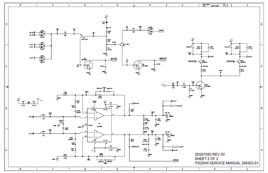 BOSE SD267083 Sheet2 Bass Module Schematic