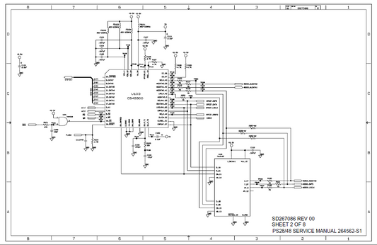 BOSE SD267086 Sheet2 Bass Module Schematic