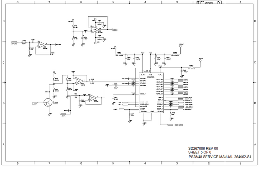BOSE SD267086 Sheet5 Bass Module Schematic