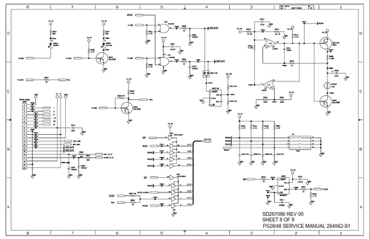 BOSE SD267086 Sheet8 Bass Module Schematic