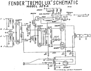 FENDER Tremolux 5E9-A Schematic