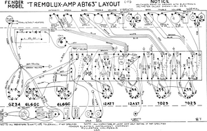 FENDER Tremolux-Amp AB763 Layout