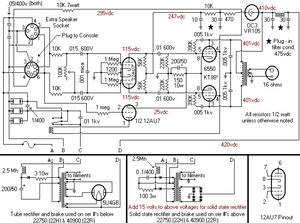 FENDER Vibratone 22h-22r Schematic