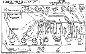 FENDER Vibrolux 6G11 Layout